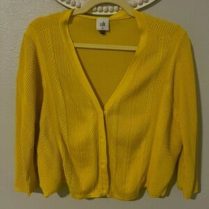 Cabi Women's Yellow Sweater
